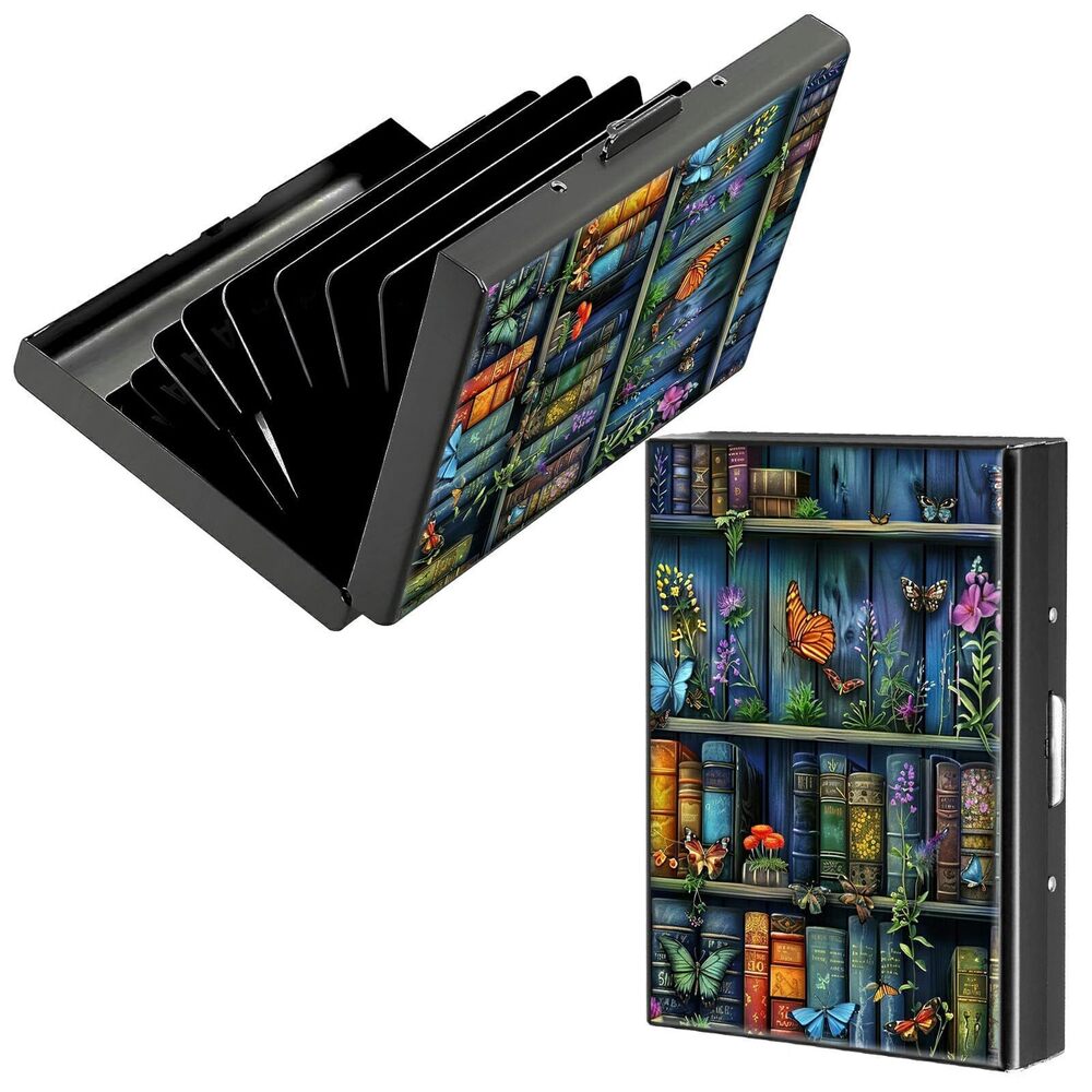 1508 Metal Credit Card Holder, Business Card Holder Metal Rfid Card Holder
